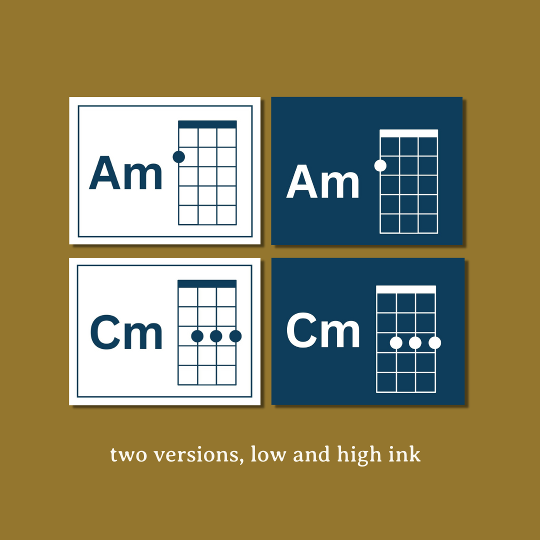 Ukelele Chord Flash Cards - Image 2