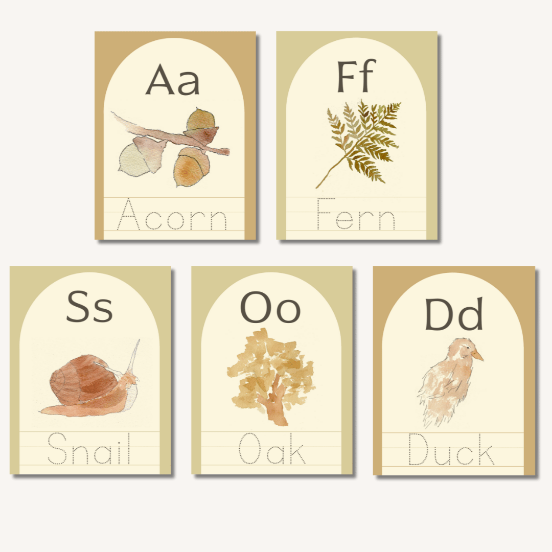 Nature Alphabet Flash Cards - Image 6
