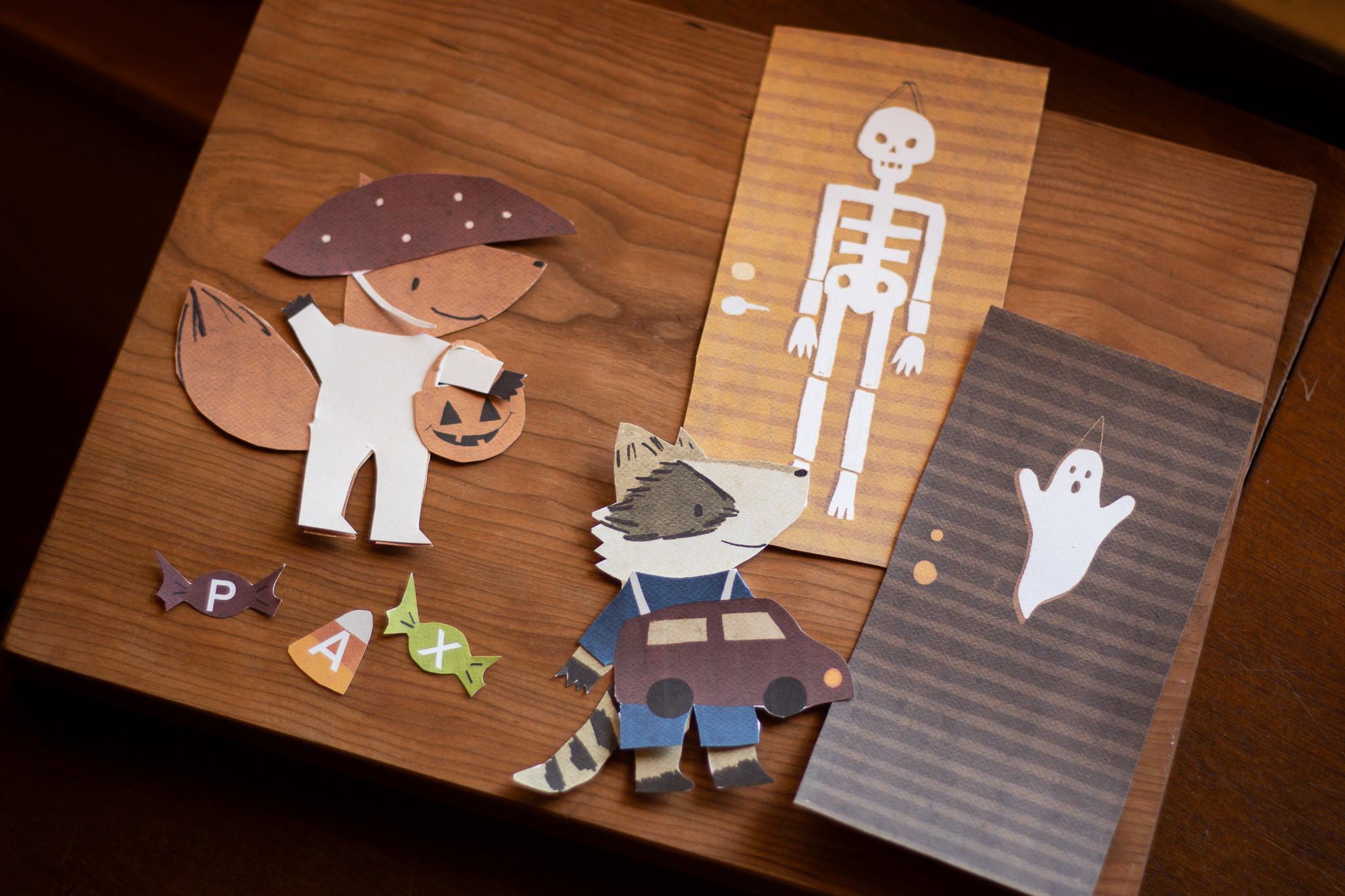 Halloween Paper Doll Set - Pax and Boon Trick R Treat