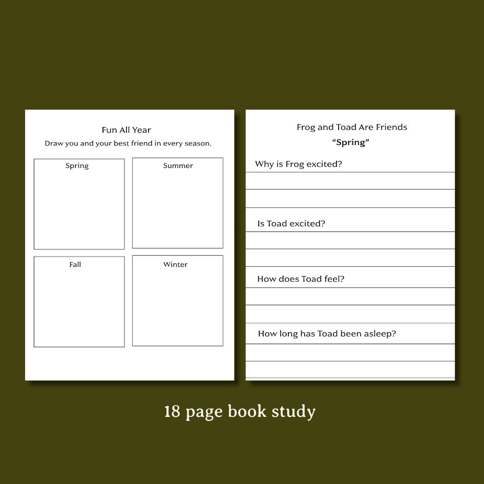 Frog and Toad Book Study - Image 4