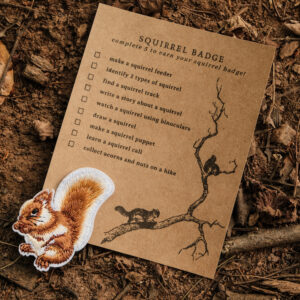 Squirrel Badge - Fern Fox Nature Club