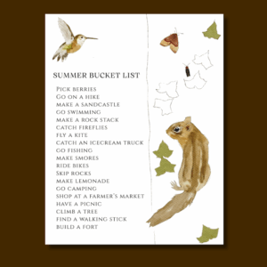 Summer Bucket List Poster