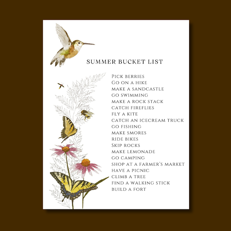 Summer Bucket List Poster - Image 2