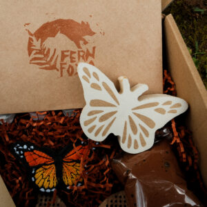 Monarch Butterfly Craft Box Painter Upgrade - Fern Fox Nature Club