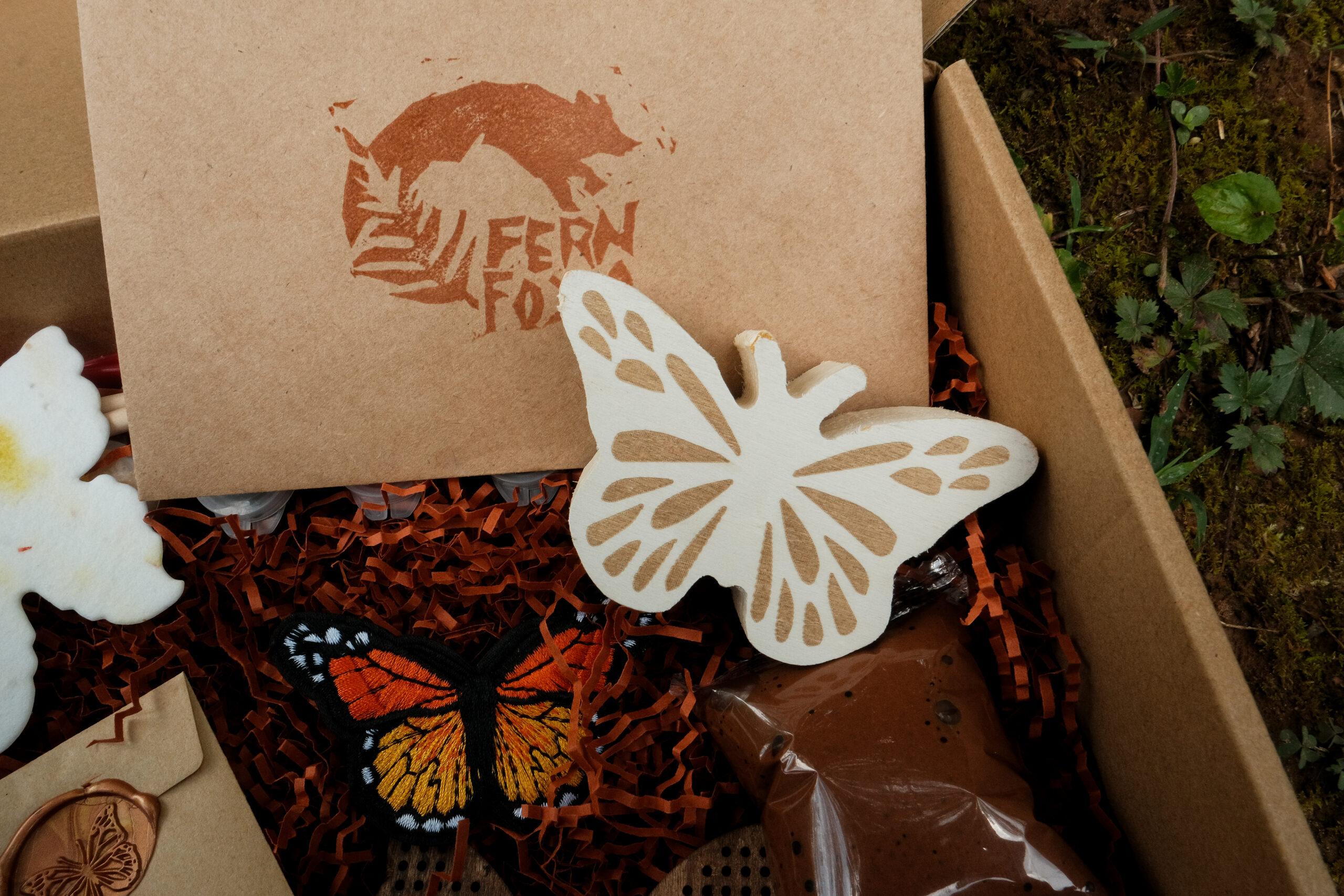 Monarch Butterfly Craft Box Painter Upgrade - Fern Fox Nature Club