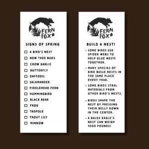 Spring Forest School Invitations